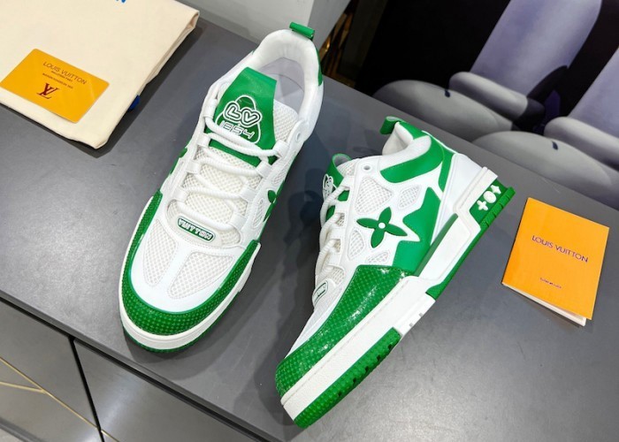 l***v skate sneaker green